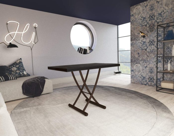 Tavolo abbassabile allungabile