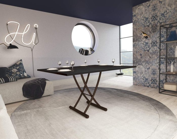 Tavolo abbassabile da salotto