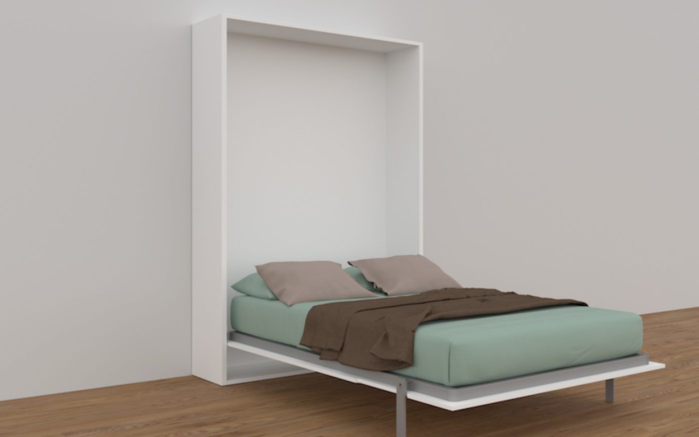 Letto verticale pannello intero aperto