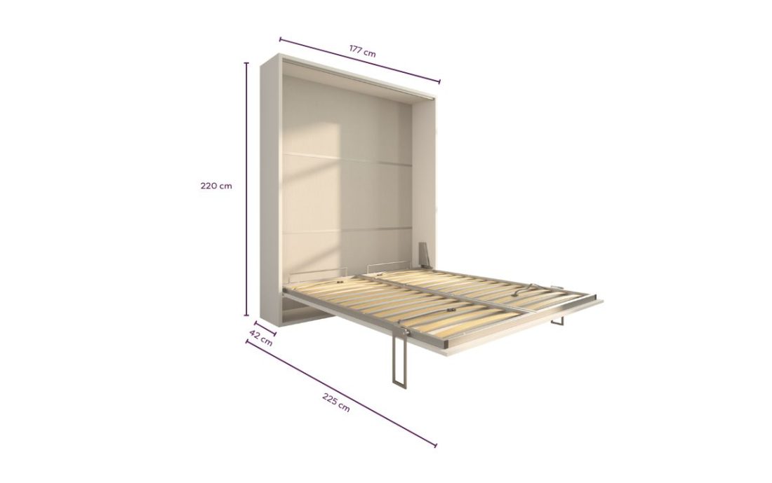 Letto a scomparsa 160 Verticale