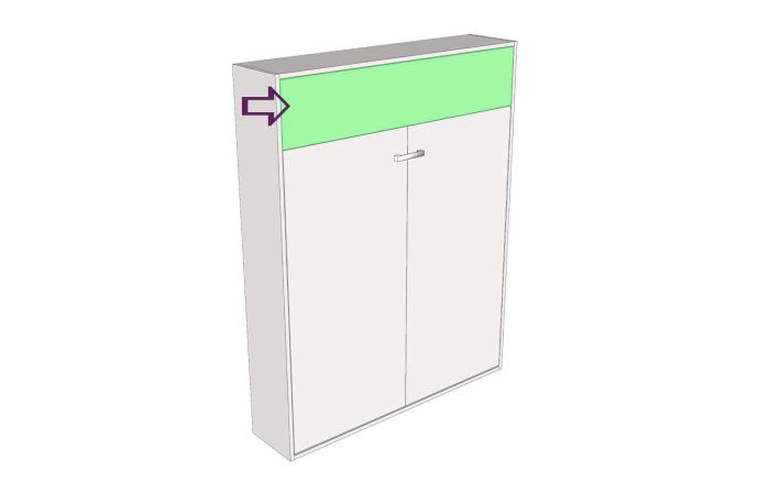 Pediera per letto Aria